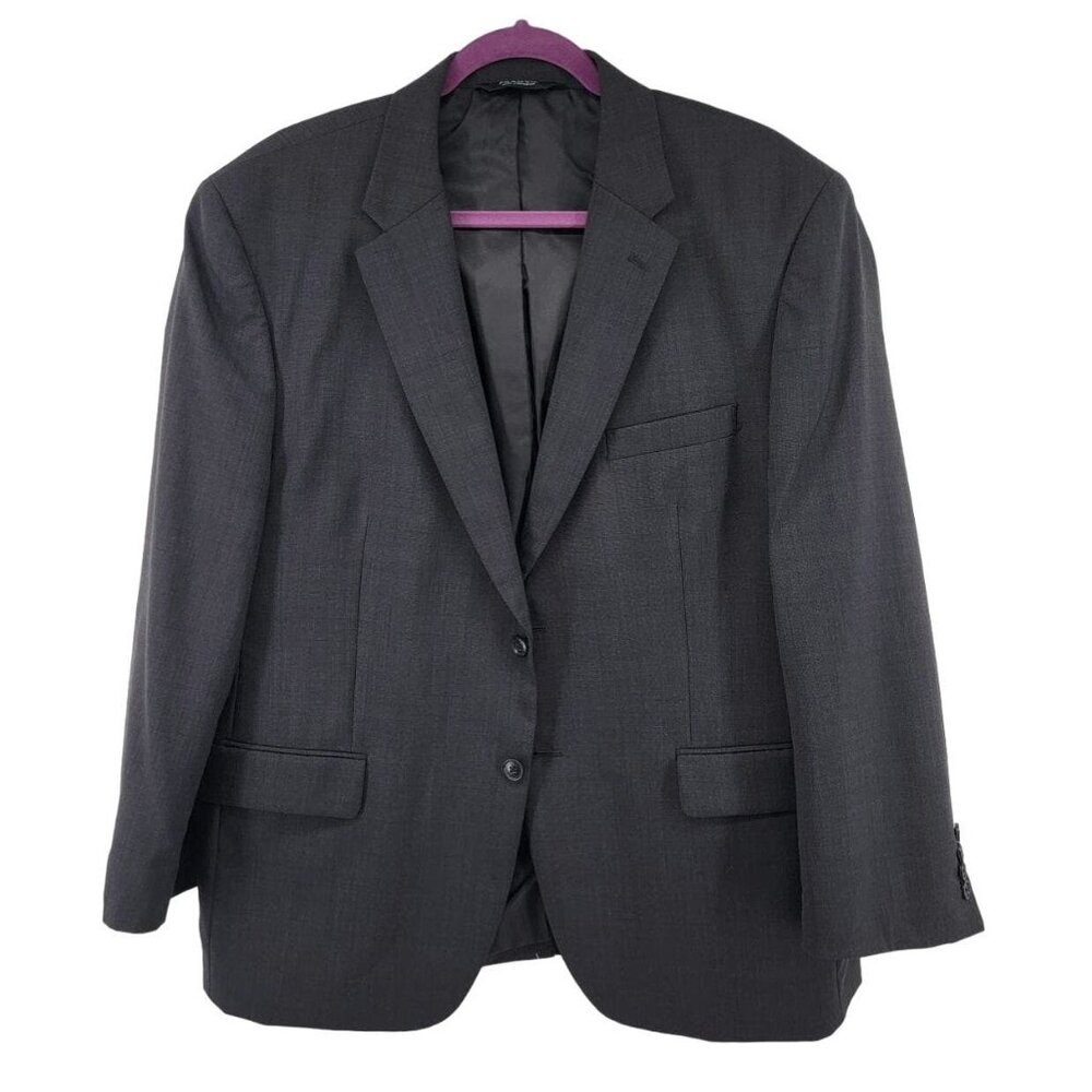 Jos. A. Bank 100% Wool 2 Button Jacket 44 Short 38 Waist Black